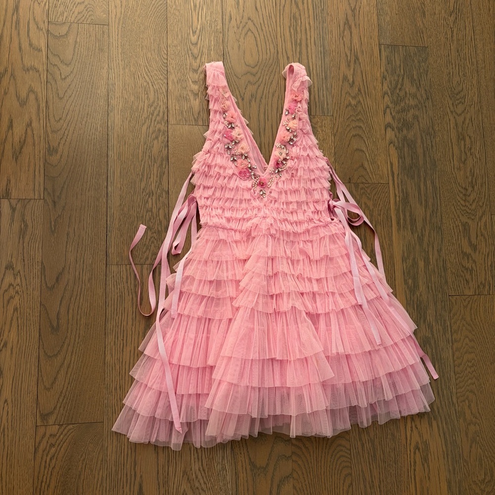 LoveShackFancy Pink Tulle Dress